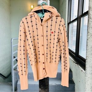 Vivienne Westwood Red Label Cardigan Monogram Hoodie